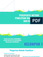 Perspektif Metodologi Penelitian Kuantitaif Dan Kualitatif