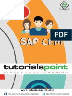 SAP CRM Tutorial