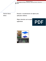 Dete+º+úo e reconhecimento de objetos para aplica+º+Áes rob+¦ticas