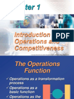 Chap01 (Introduction Operation & Competitiveness)