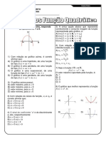 Exercício Função Quadrática 2018