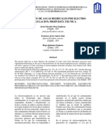 Tratamiento de aguas residuales por electrocoagulación