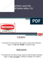 Strategic Analysis of Britannia India LTD