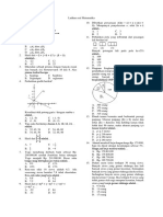 Latihan Soal Simulasi Matematika