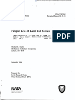 Effect of Laser Cutting On Fatigue of Steel PDF