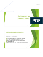 Calibración de Pulverizadores