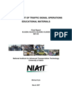 Development of Traffic Signal Operations Educational Materials