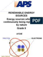 Grade 6 Renewable Energy Sources