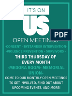 Open Meetings: Third Thursday of Every Month