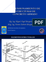 Predimensionamiento de Estructuras de Concreto Armado PDF