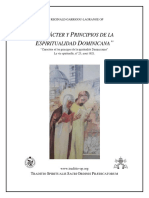 Garrigou Lagrange, Reginald, Caracter  y principios de espiritualidad dominicana..pdf