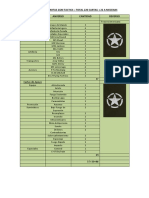 Cantidad de Cartas 2GM Tactics