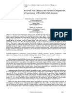 The Effect of Perceived Self-Efficacy and Product Comparisons On Outcome Expectancy of Portable Multi-Screens