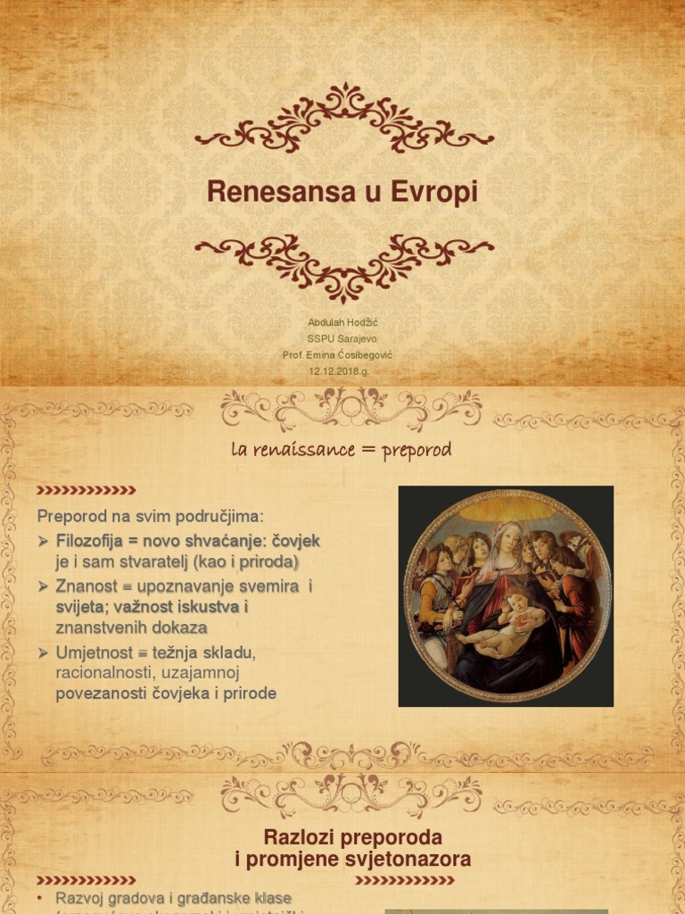 Renesansa U Evropi | PDF