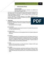 03.01. Especificaciones Tecnicas Zona f Cienegilla