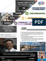 "PATRIMONIO" Entrevista Al Arq. Javier Arango Diez en Revista AUS 8.