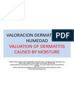 Valoración de dermatitis por humedad