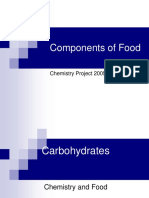 Components of Food: Chemistry Project 2005-2006