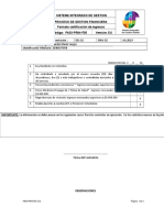 FORMATO PA03-PR04-F05 CERTIFICACIÓN DE INGRESOS Versión 5.0 20-02-2018