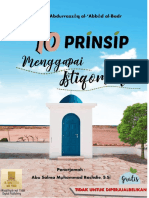10 Prinsip Menggapai Istiqomah خالصة بصيرة PDF