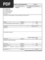 CAPA Form Template and Guidelines | PDF