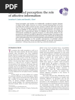 Emotion and Perception: The Role of Affective Information: Jonathan R. Zadra and Gerald L. Clore