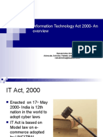 Information Technology Act 2000 - An Overview