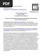 the greatest gateway post release final