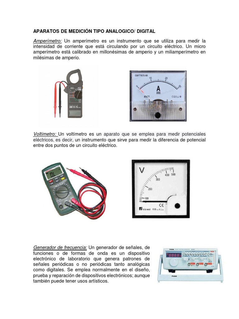 cortar Magnético plato Aparatos de Medición | PDF | Corriente eléctrica | Resistencia Eléctrica y  Conductancia