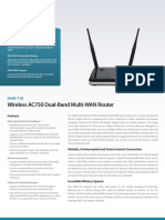 Wireless AC750 Dual-Band Multi-WAN Router: Product Highlights