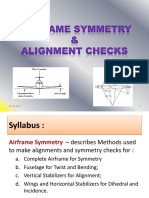 7 Airframe Symmetry Alignment Checks