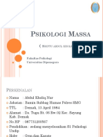 Psikologi Massa