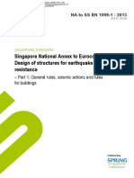 Singapore National Annexure To Eurocode 8 PDF