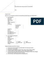 Surat Permohonan Rekomendasi ApotekKlinik