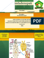 Limfadenopati: Presentan: Preseptor: DR - Khomeini SP.B