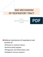 Defense Mechanism of Respiratory Tract: Winarti Bagian/SMF Patologi Anatomi FK Unud