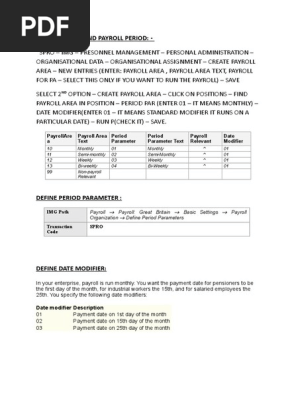 Payroll - Configuration -V0 01