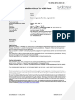 Technical Data Sheet Brazetec H 280 Paste: Standard