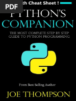Joe Thompson-python Python's Companion, A Step by Step Guide for Beginners to Start Coding Today!-Amazon Digital Services Llc (2016)