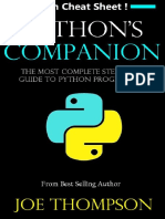 Joe Thompson-Python Python's Companion, A Step by Step Guide For Beginners To Start Coding Today!-Amazon Digital Services LLC (2016)