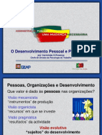 Desenvolvimento Pessoal e Profissional