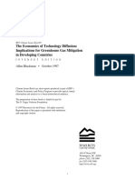 The Economics of Technology Diffusion: Implications For Greenhouse Gas Mitigation in Developing Countries