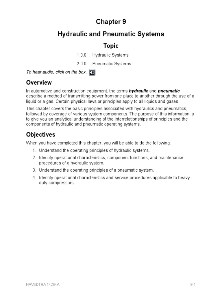 Hydraulic and Pneumatic Systems | PDF | Pump | Valve