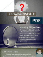 Chapter 2 (Knowing Oneself) - Personal Development SHS