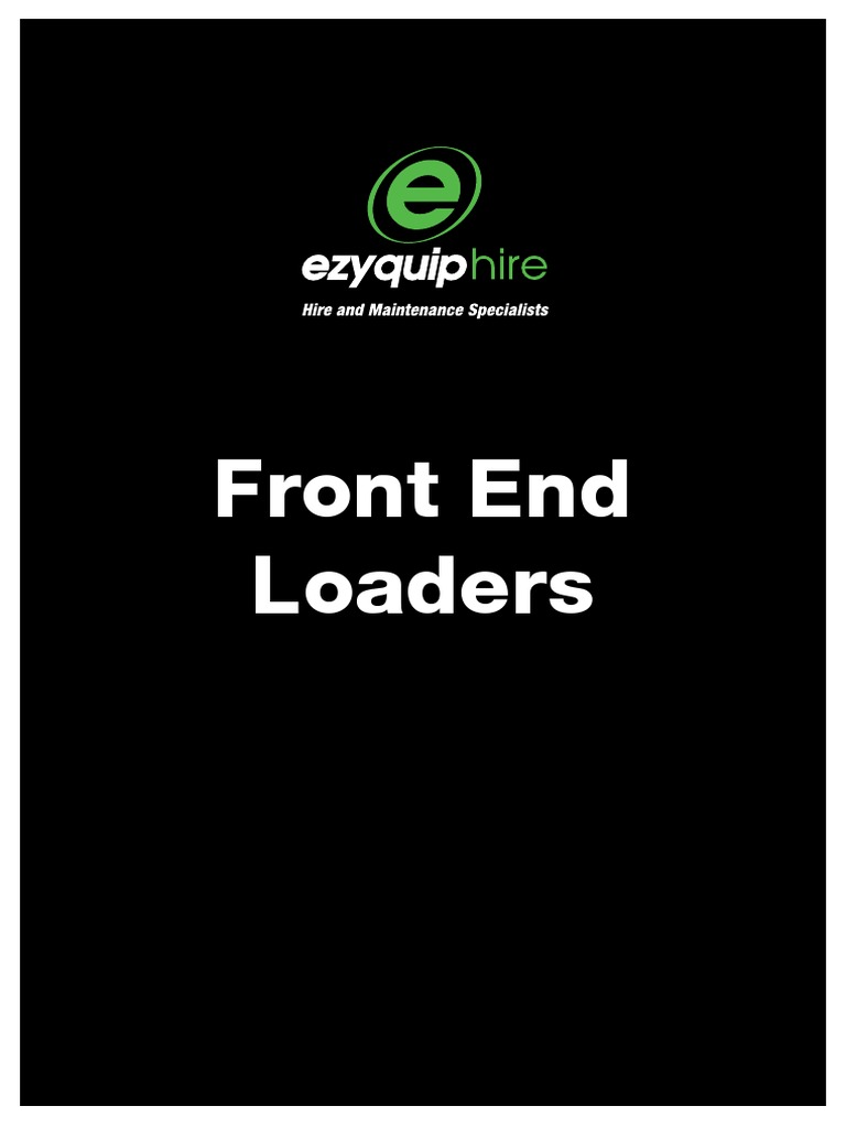 Front End Loaders | PDF | Horsepower | Engines