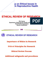 Need For Ethical Review