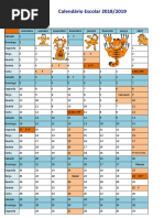 Calendário Garfield 18_19