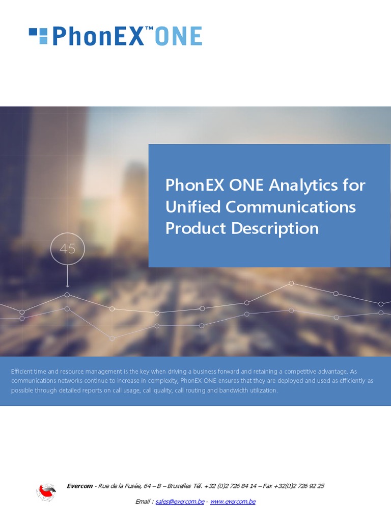 PhonEX ONE for Business Efficiency | PDF | Call Centre | Computer Network