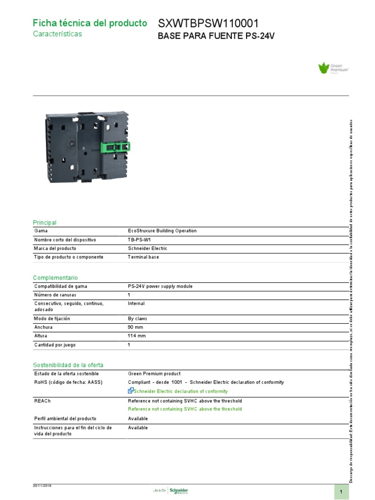 EcoStruxure Building Operation - SXWTBPSW110001 | PDF