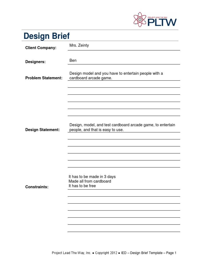 Designbrieftemplate | PDF | Freedom Of Expression Law | Business